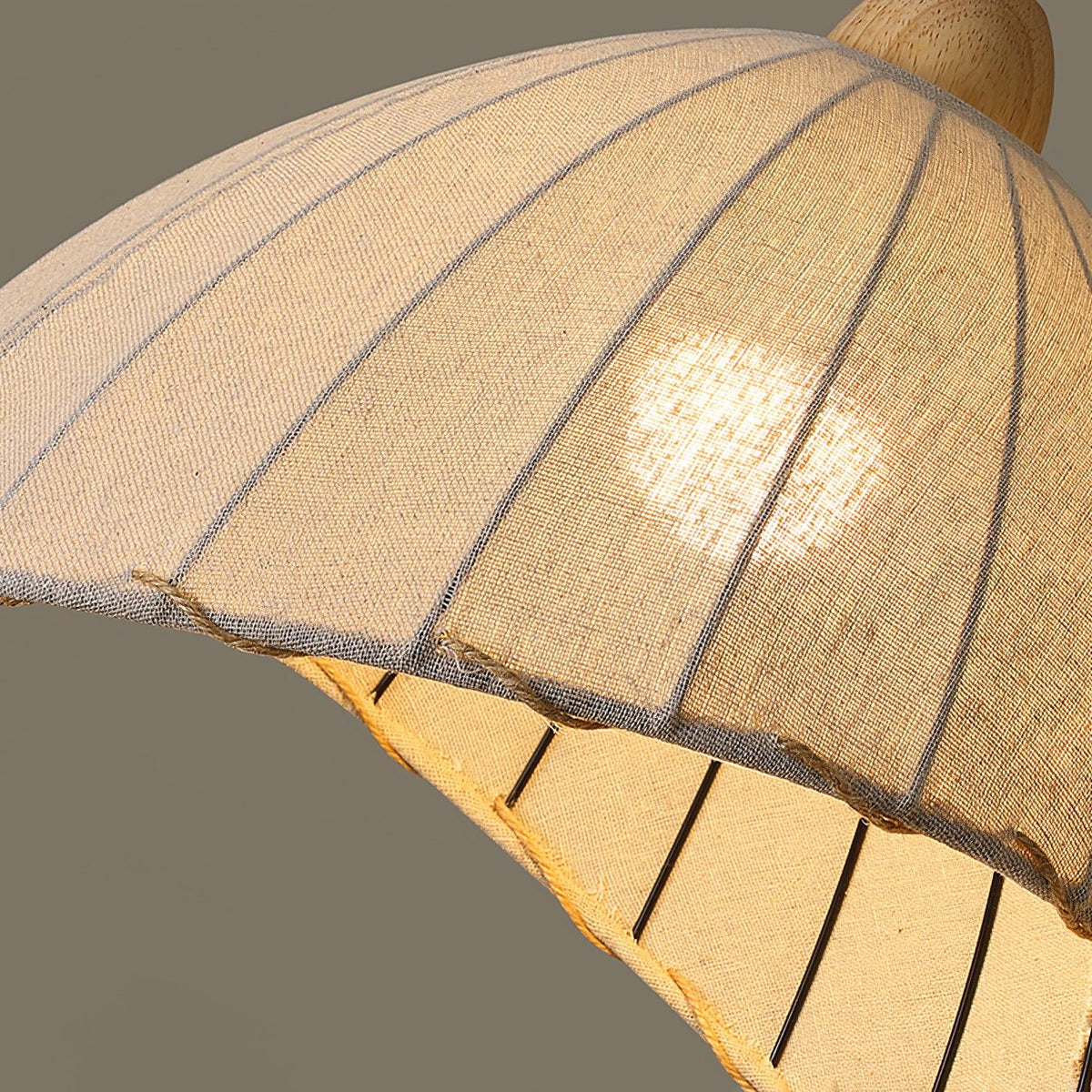 Lámpara colgante minimalista de madera Shell