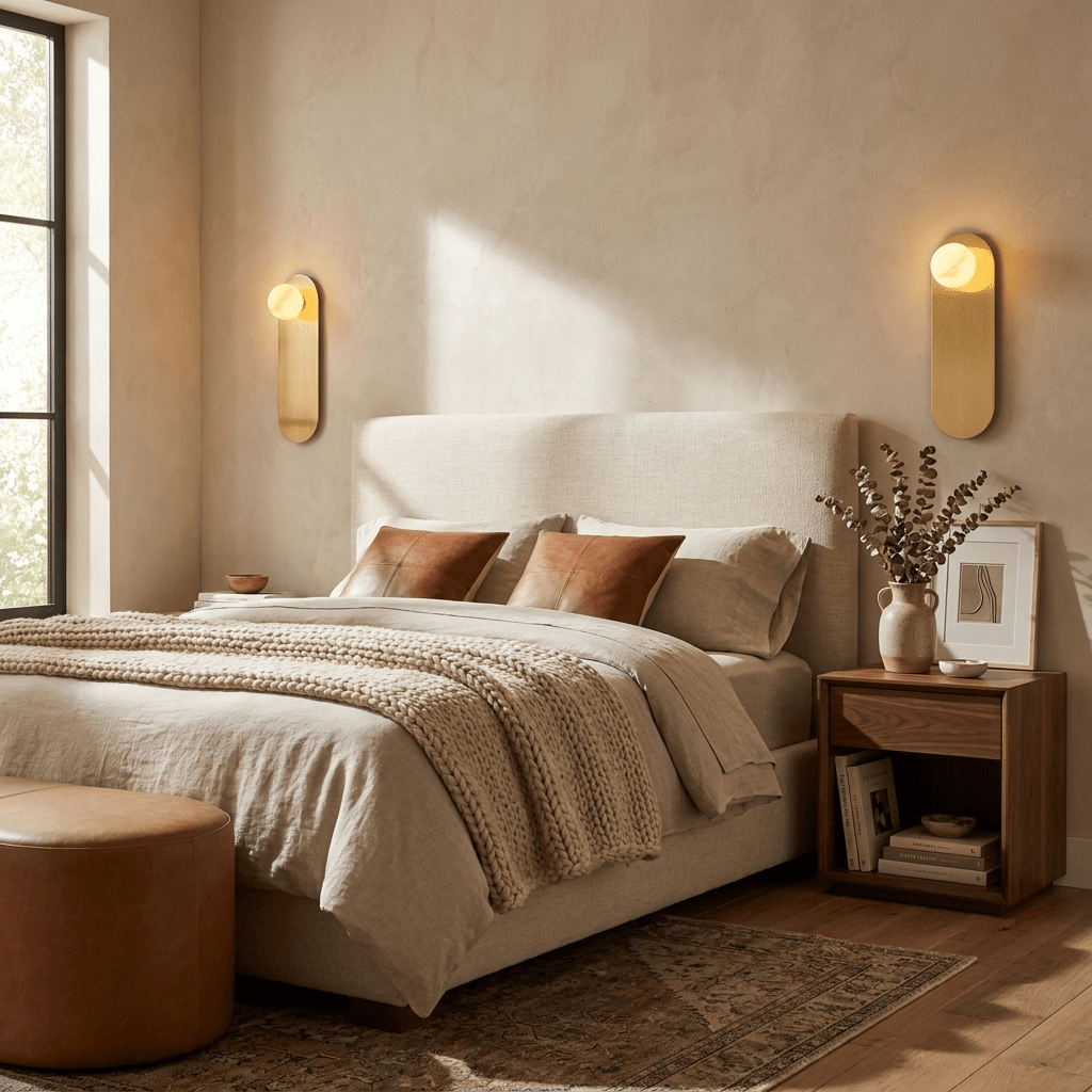 Albivise aplique de pared en alabastro