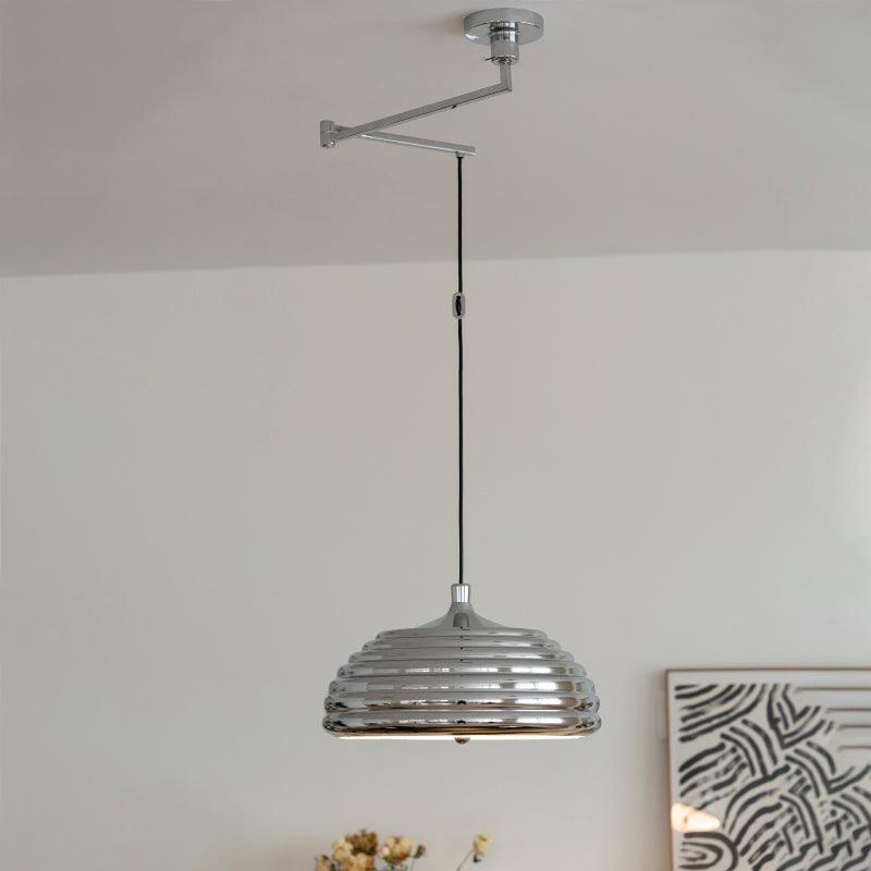 Efecto ondulado lámpara colgante industrial moderna