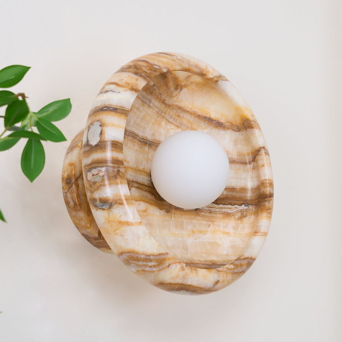 Onvix aplique de pared Natural Onyx