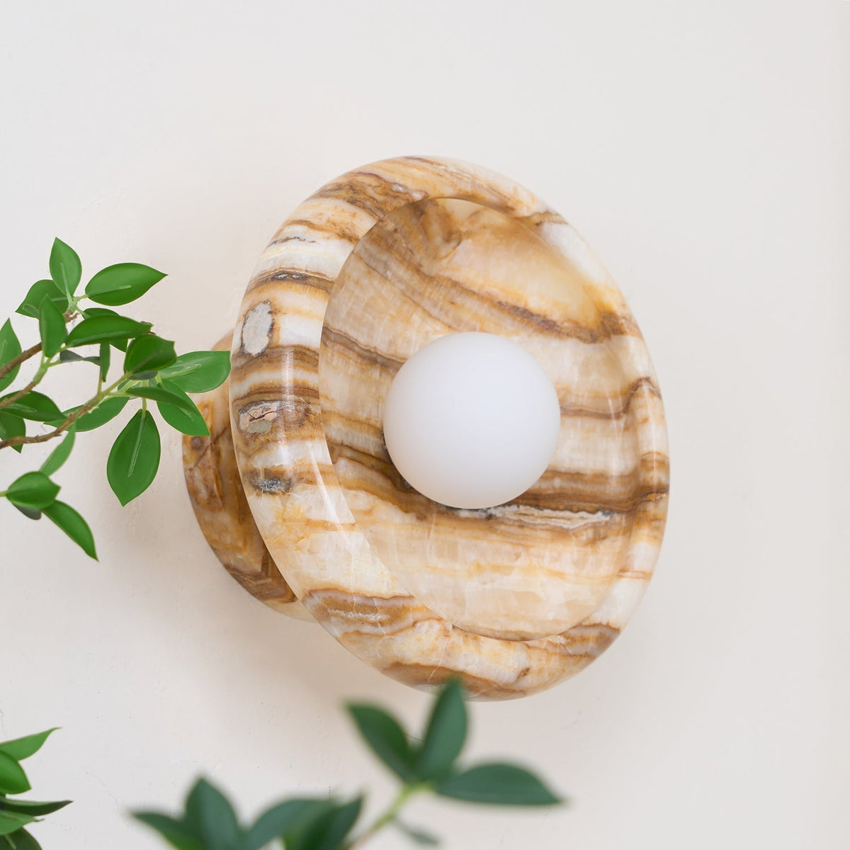 Onvix aplique de pared Natural Onyx