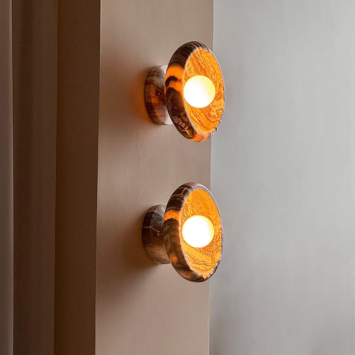Onvix aplique de pared Natural Onyx