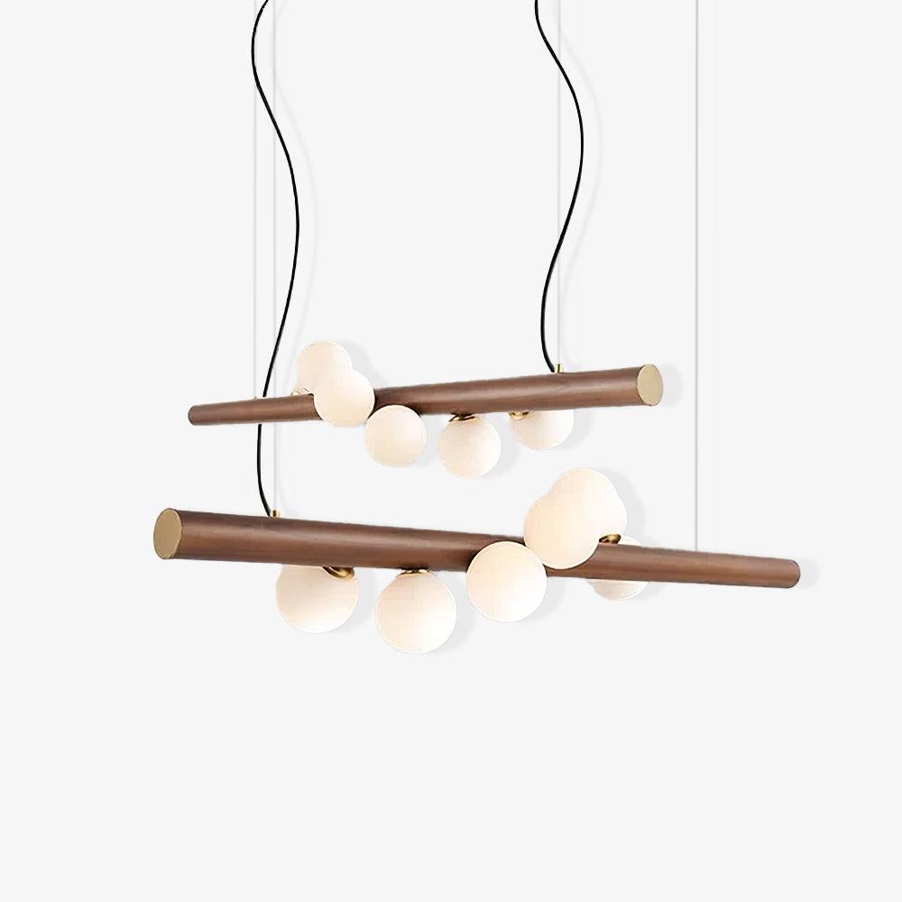 Arox lámpara colgante de madera estilo escandinavo