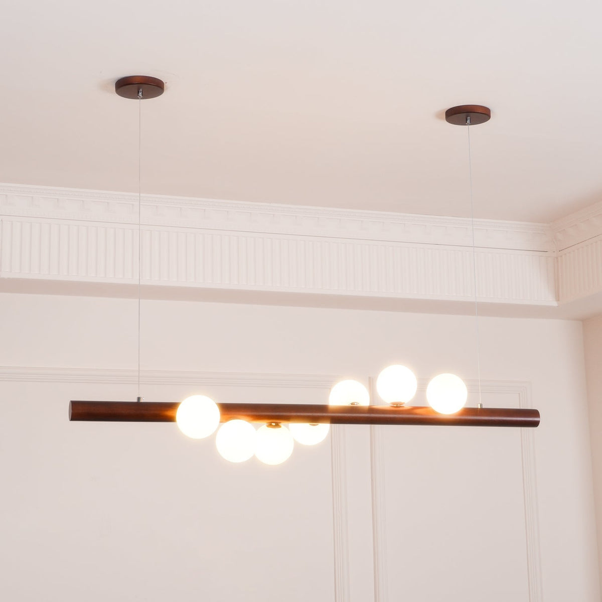 Arox lámpara colgante de madera estilo escandinavo