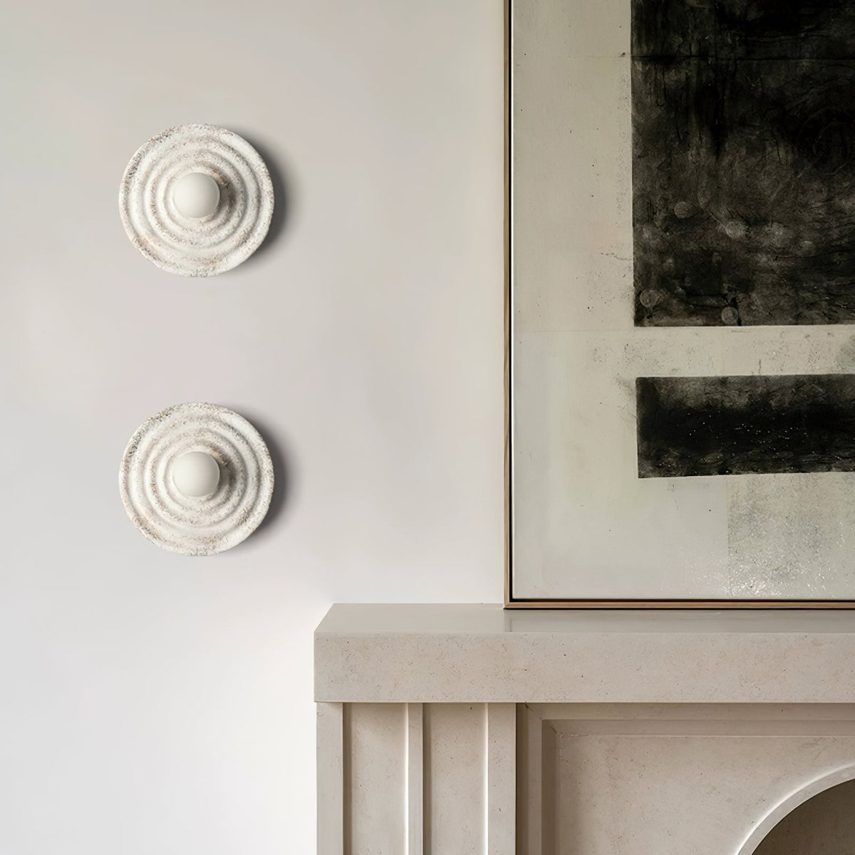 Ersila aplique de pared moderno y minimalista en resina