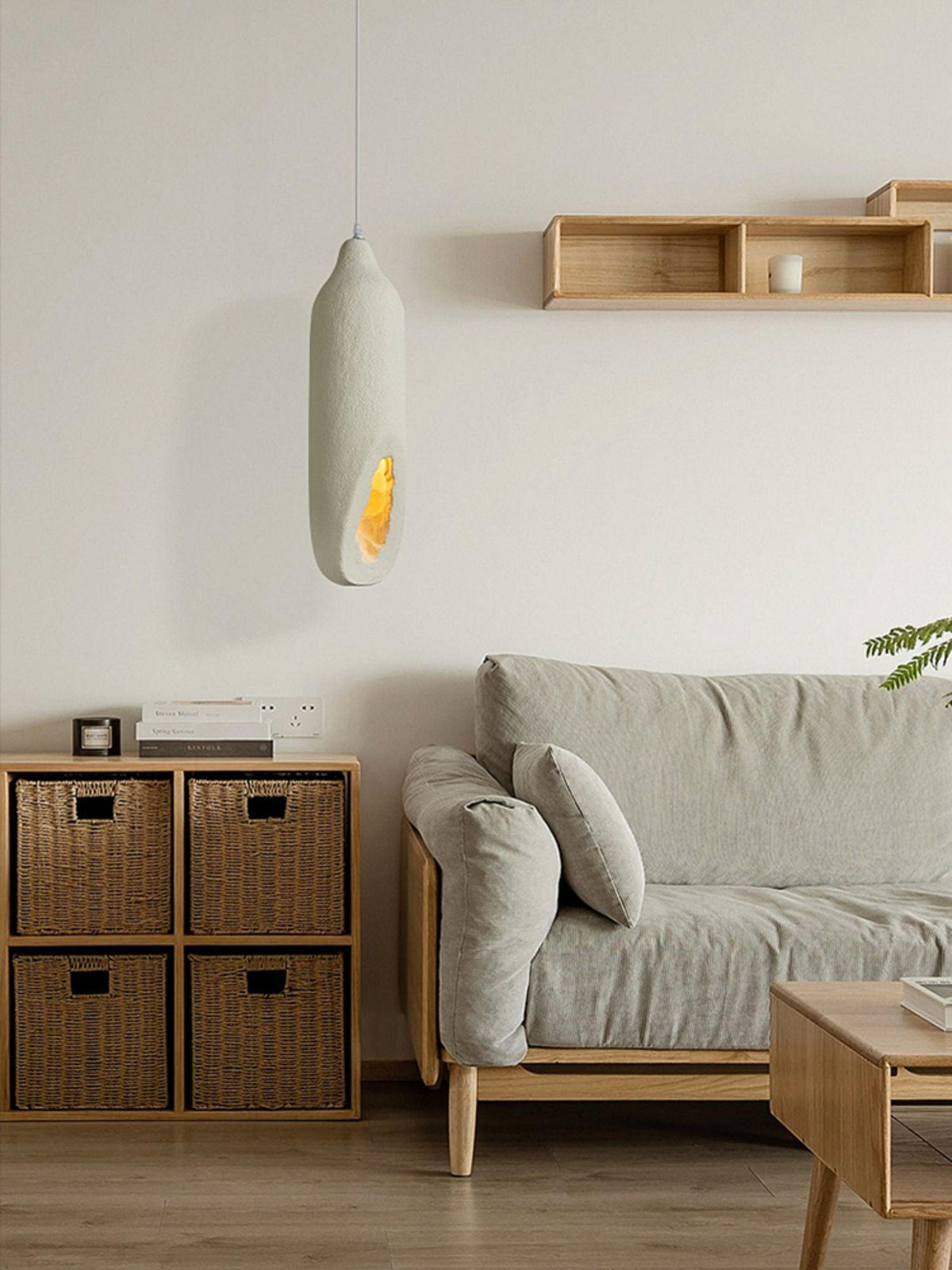 Anorion lámpara colgante moderna minimalista nórdica de plástico