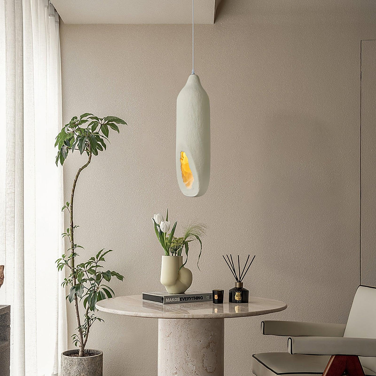 Anorion lámpara colgante moderna minimalista nórdica de plástico