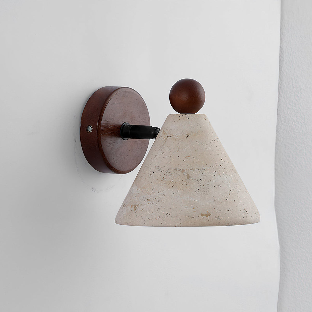 Basil aplique de pared travertino
