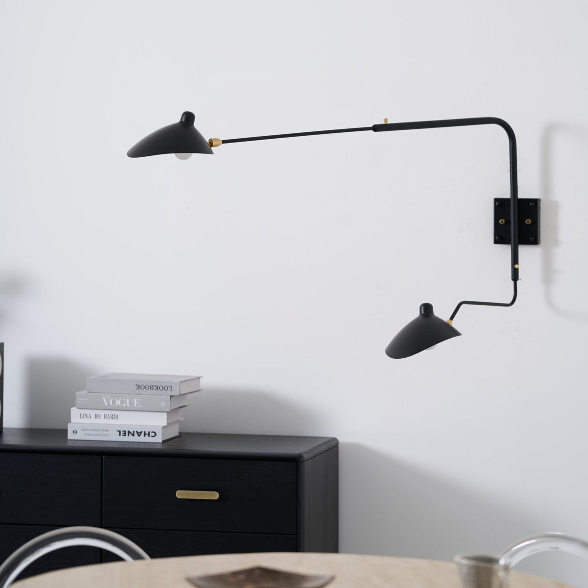 Lustra Aplique de pared Líneas Delicadas Elegante