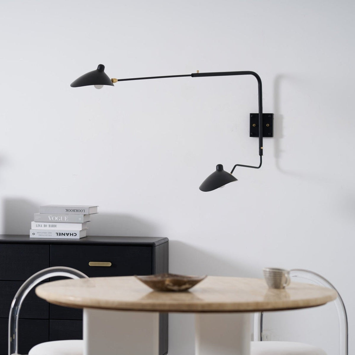 Lustra Aplique de pared Líneas Delicadas Elegante