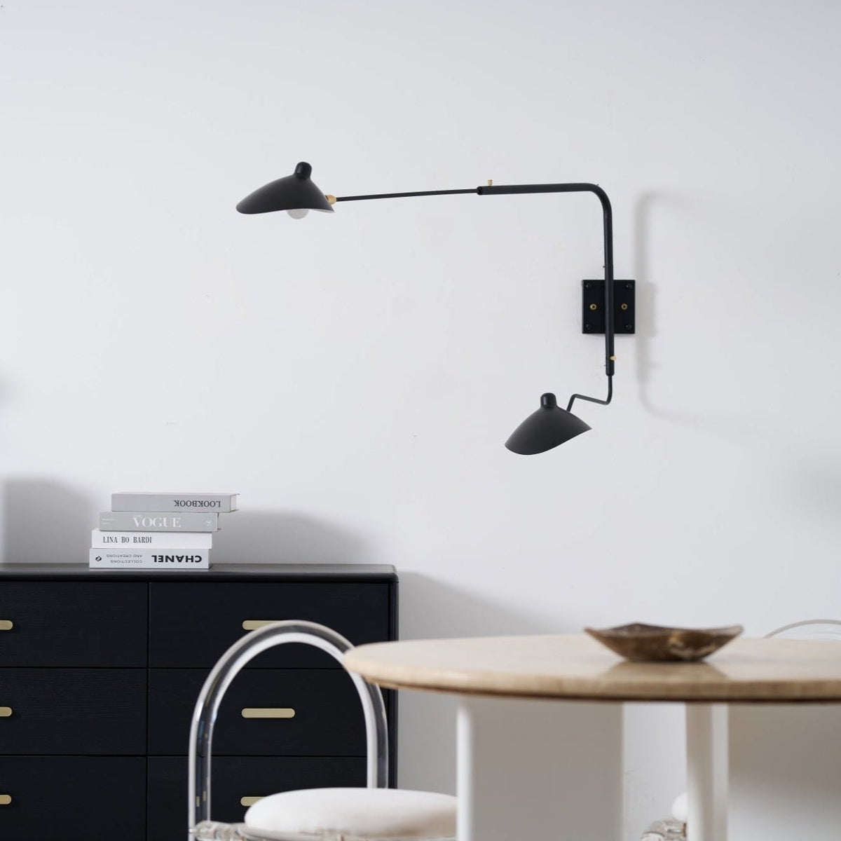Lustra Aplique de pared Líneas Delicadas Elegante
