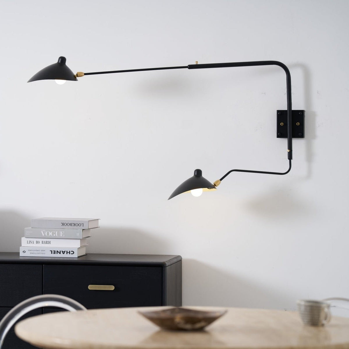 Lustra Aplique de pared Líneas Delicadas Elegante