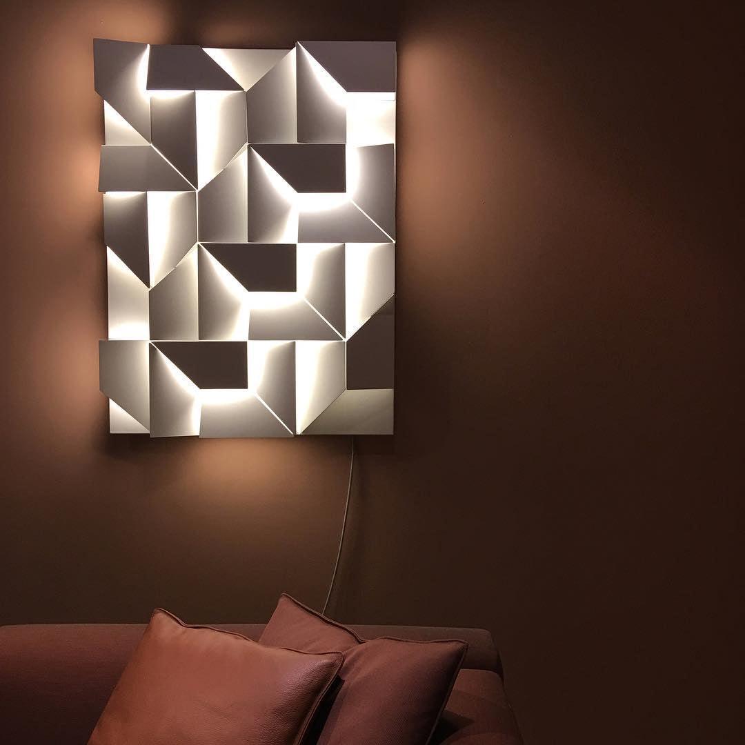 Deloza aplique de pared Shadows recargable