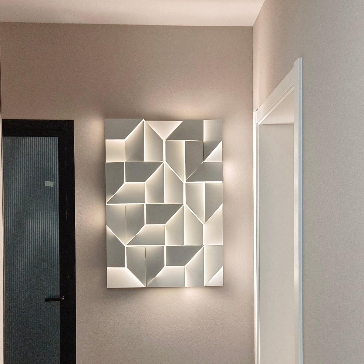 Deloza aplique de pared Shadows recargable