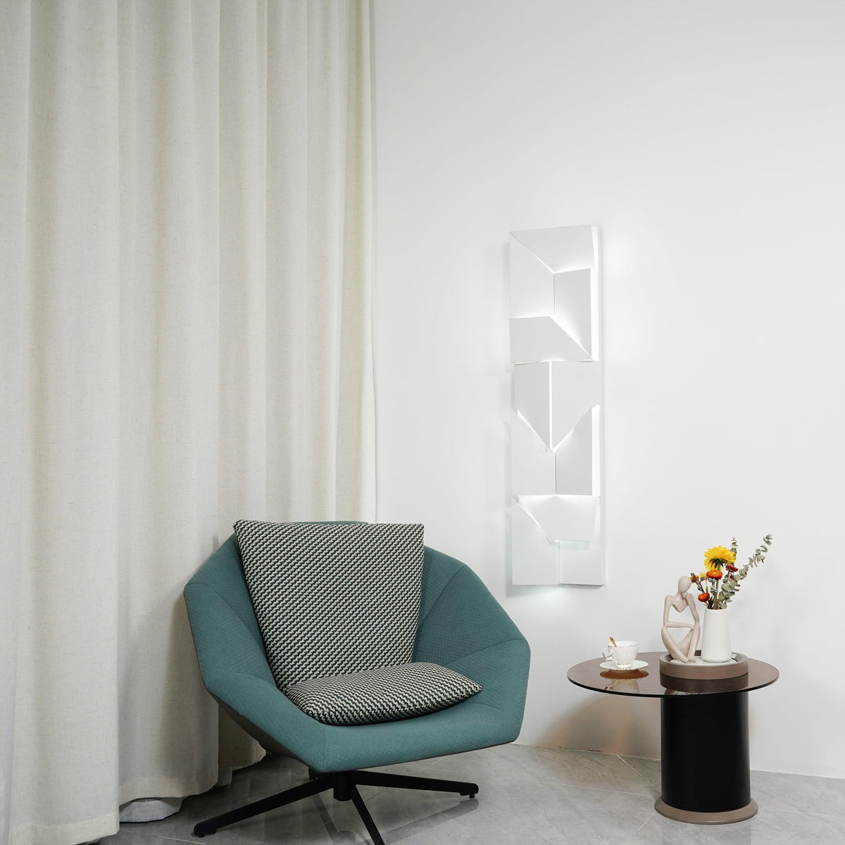 Deloza aplique de pared Shadows recargable