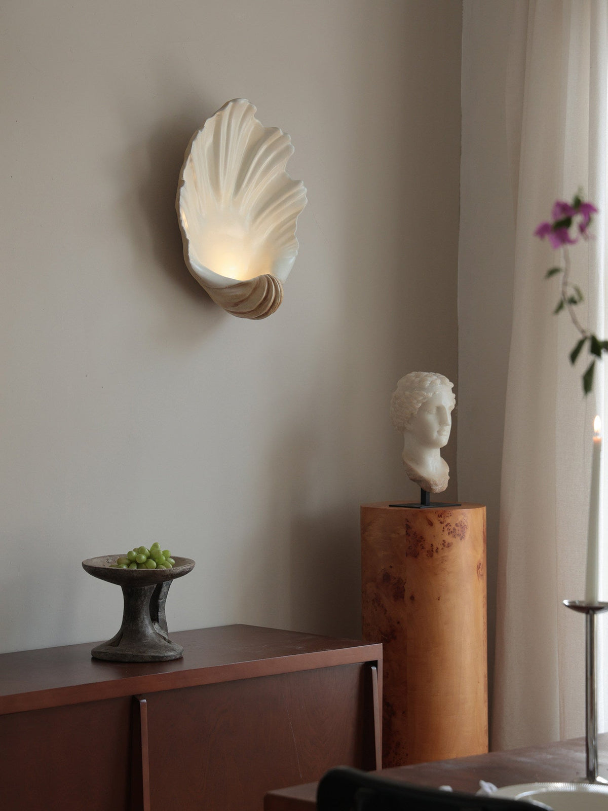 Aplique de pared Shell