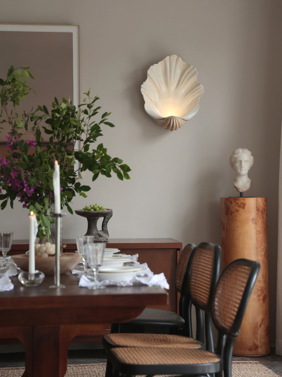 Aplique de pared Shell