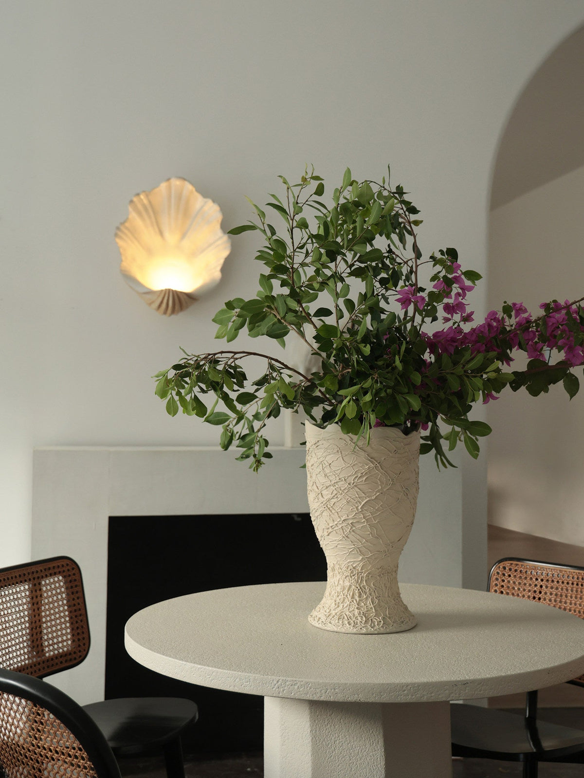 Aplique de pared Shell