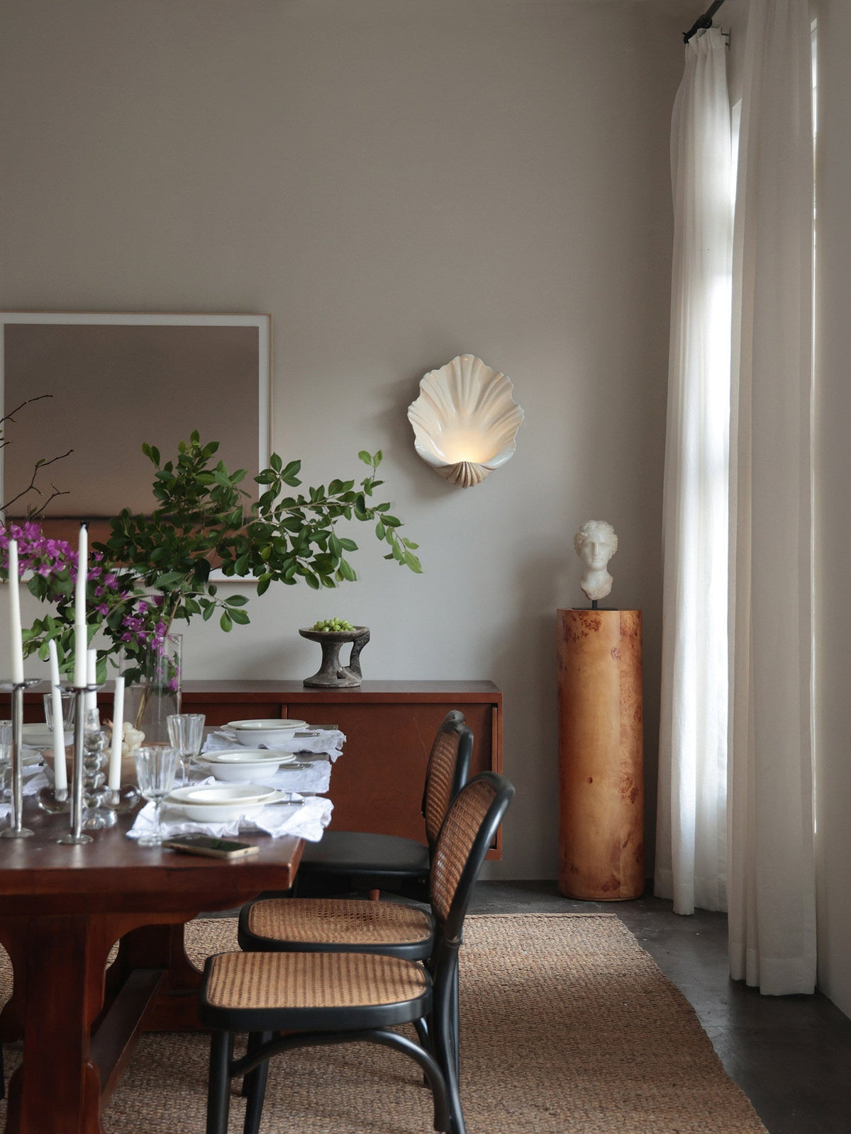 Aplique de pared Shell