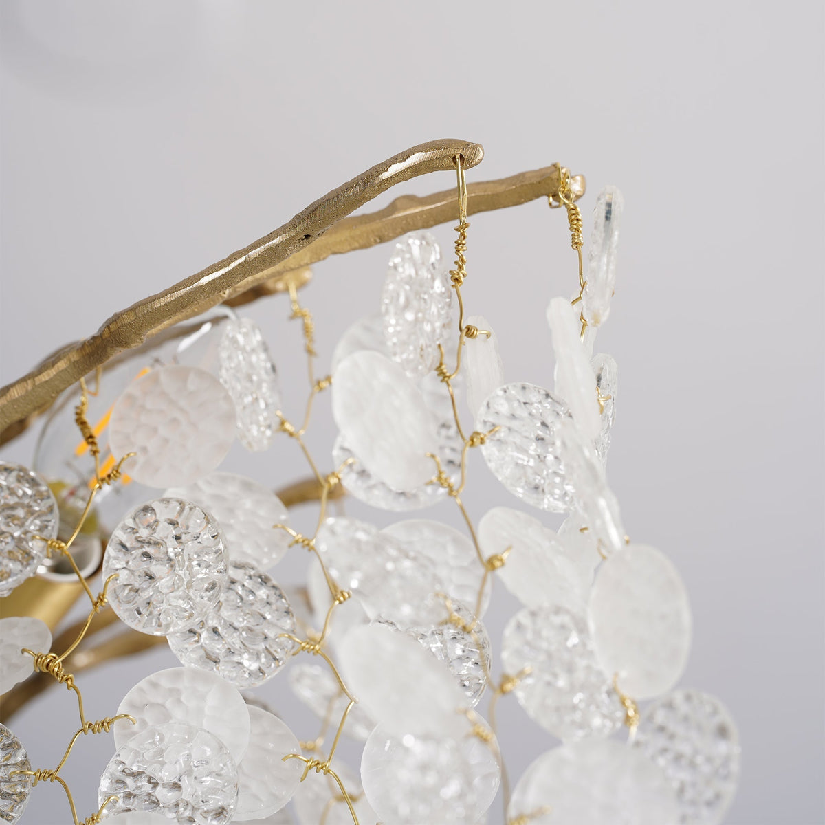 Miralyn lámpara colgante de cristal Gota de rocío
