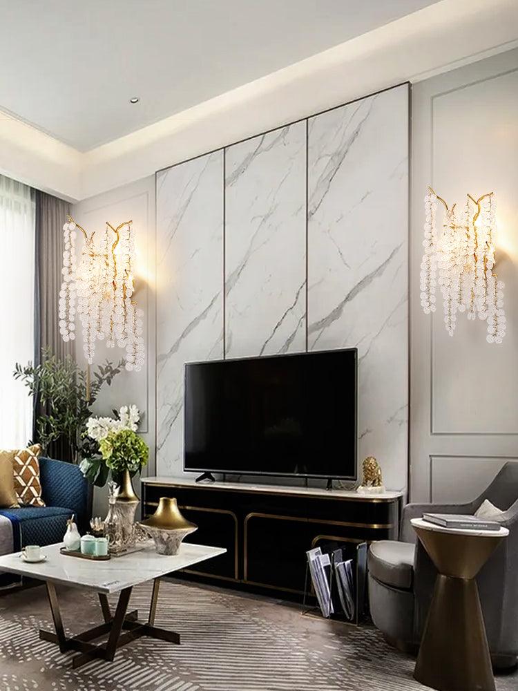 Citalos aplique de pared postmoderno de lujo con cristal