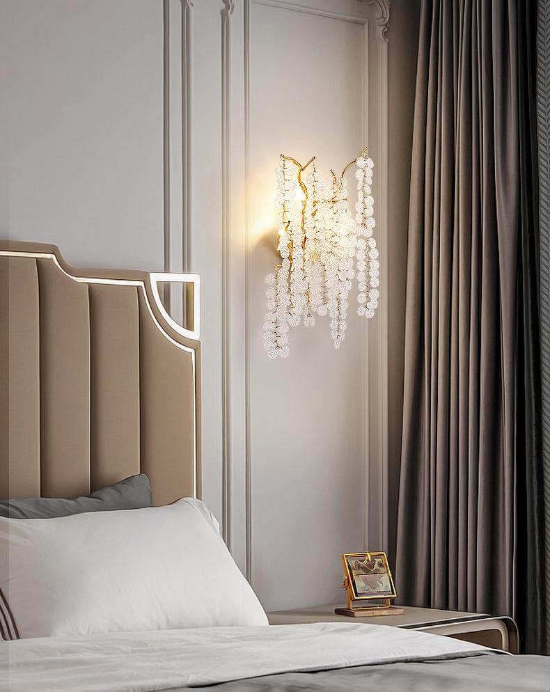 Citalos aplique de pared postmoderno de lujo con cristal