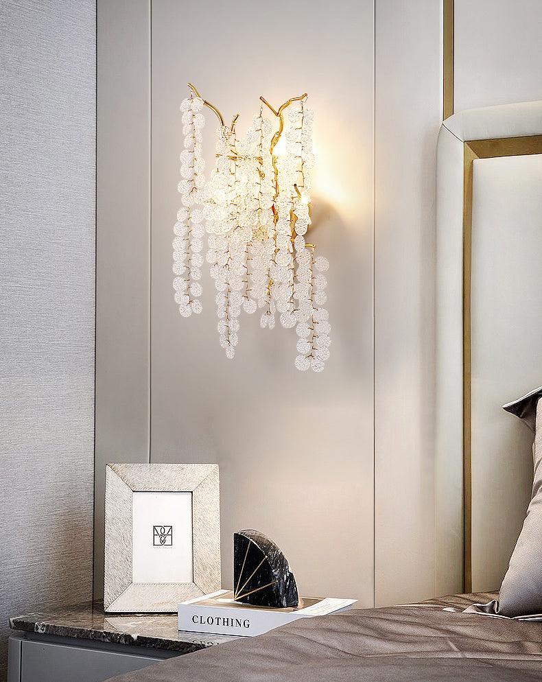 Citalos aplique de pared postmoderno de lujo con cristal