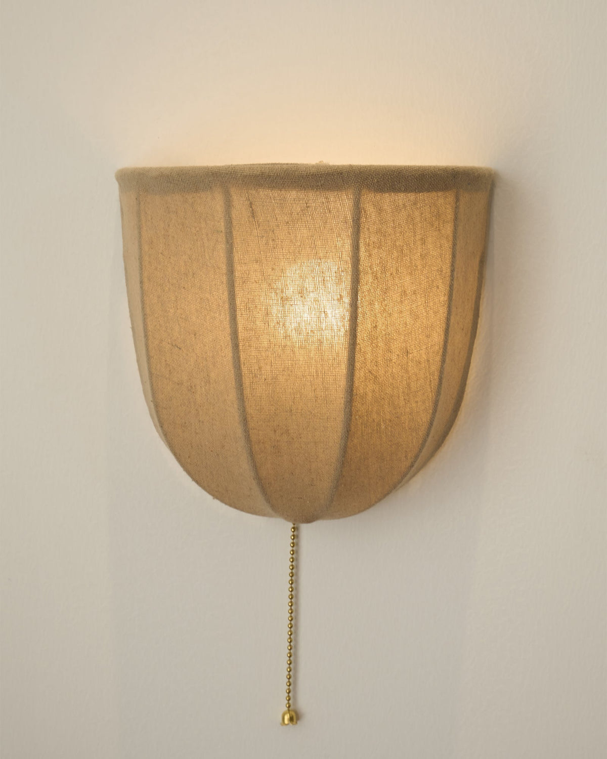 Griswold aplique de pared con tejido lino natural