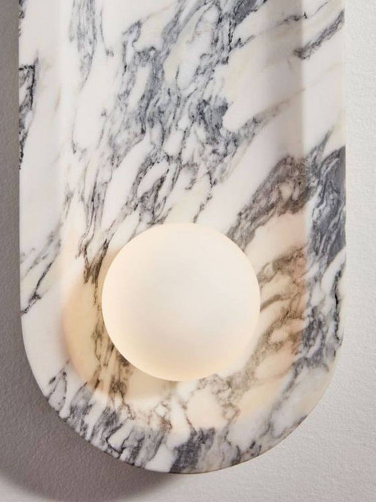 Pith aplique de pared elegante en metal