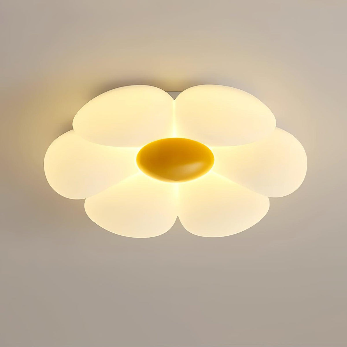 Liorinella lámpara de techo Six-Leaf Flower para habitación infantil