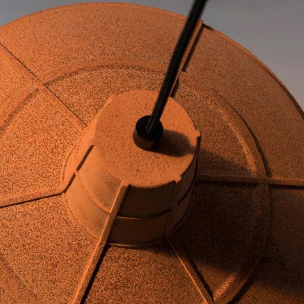 Marnie lámpara colgante moderna de cemento terracota