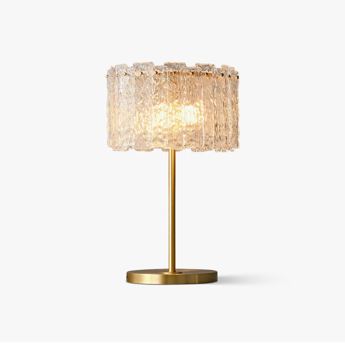 Cyrelina lámpara de mesa de cristal