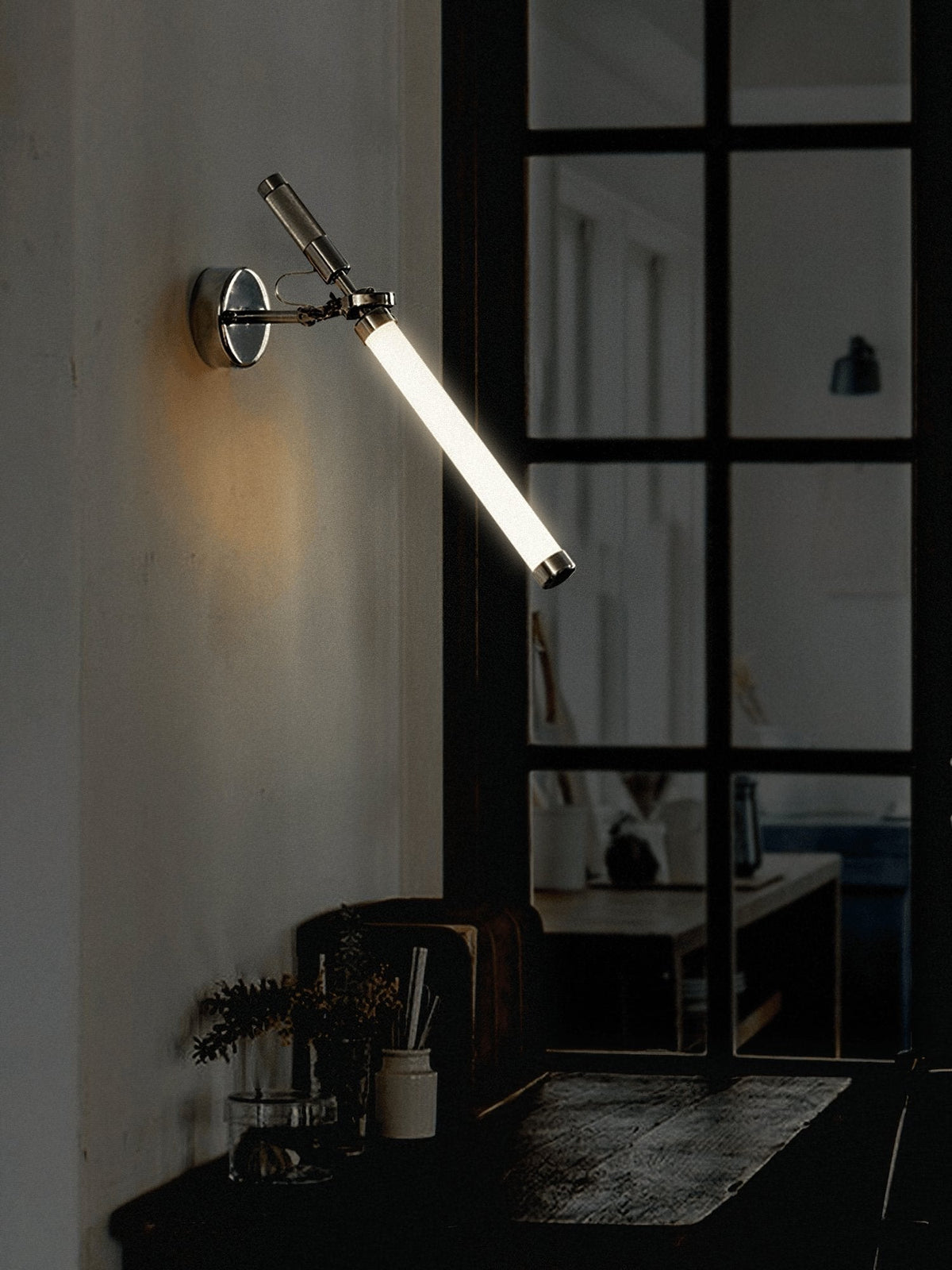 Brenly aplique de pared Premium elegancia de vidrio