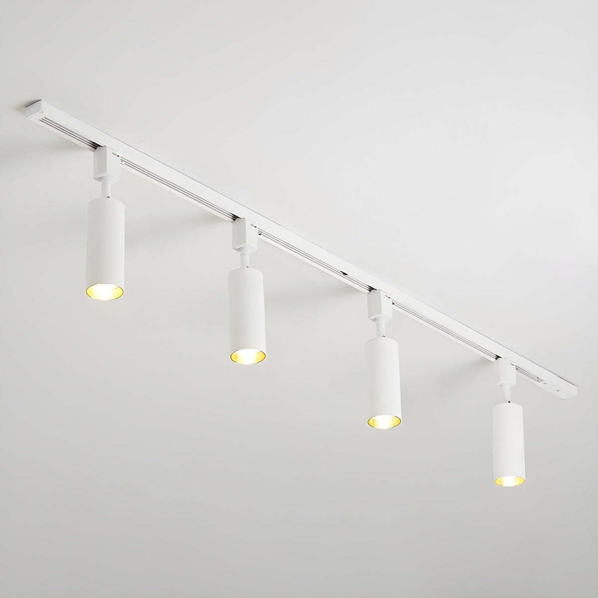 Galvyn lámpara de techo Sleek Cylinder Track con diseño minimalista