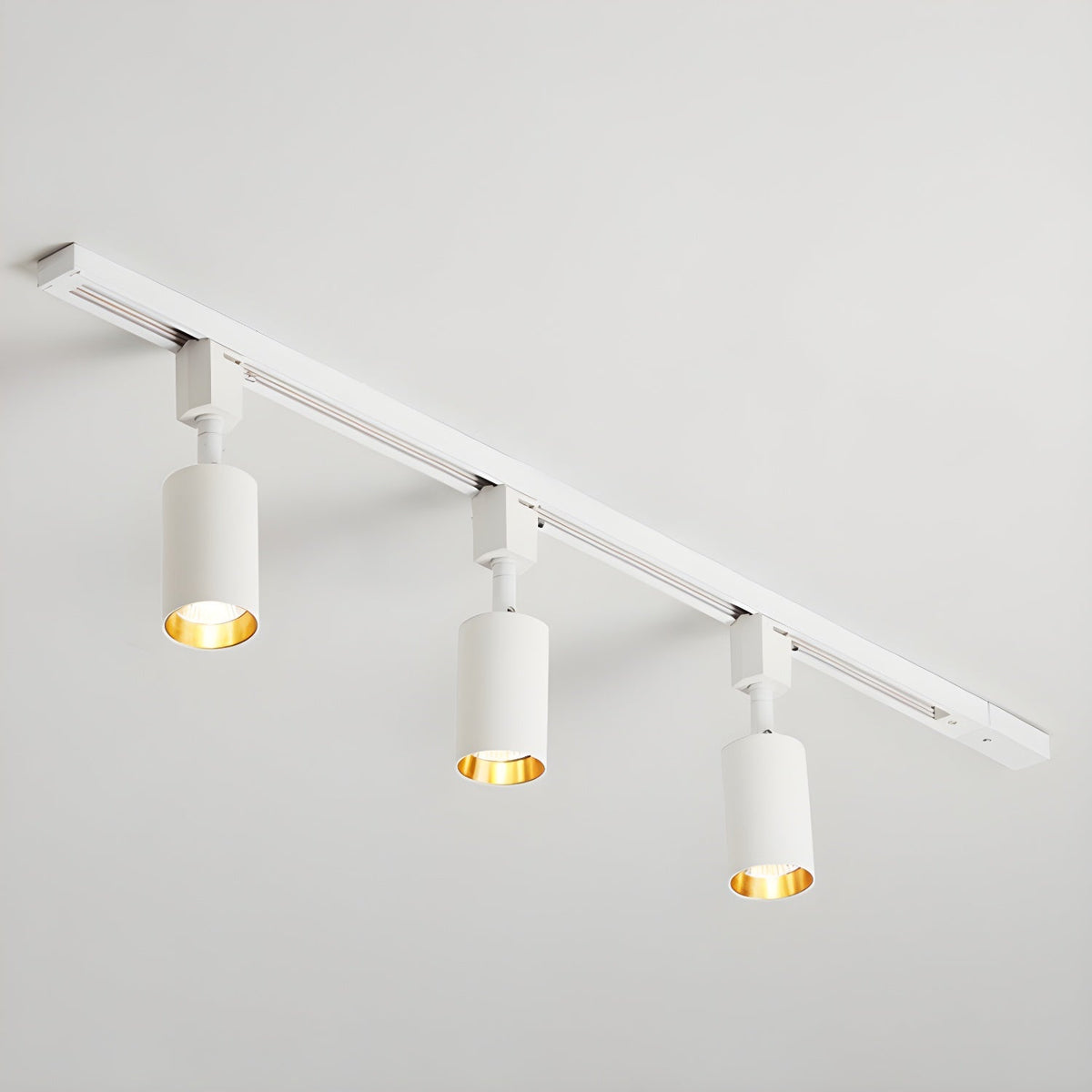 Galvyn lámpara de techo Sleek Cylinder Track con diseño minimalista