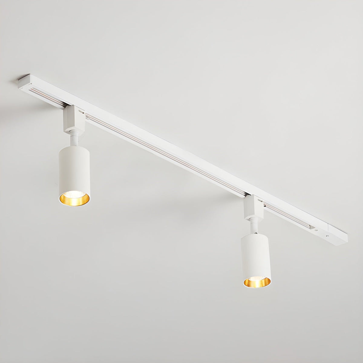 Galvyn lámpara de techo Sleek Cylinder Track con diseño minimalista