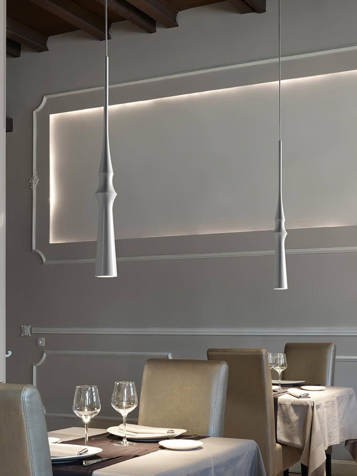Elaran lámpara colgante minimalista de aluminio