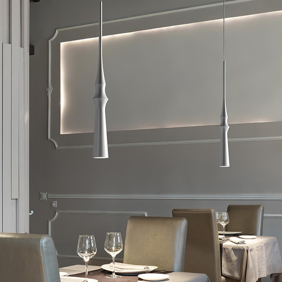 Elaran lámpara colgante minimalista de aluminio