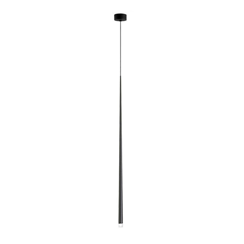 Lustra Lámparas de araña Delgado Negro Minimalista