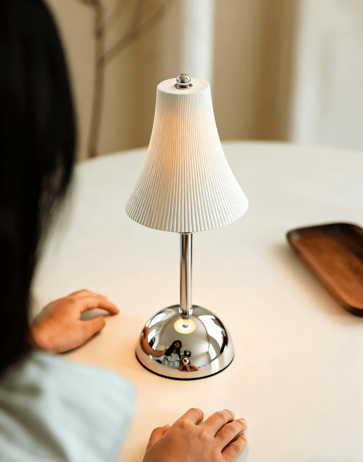 Elarin lámpara de mesa Slim Waist