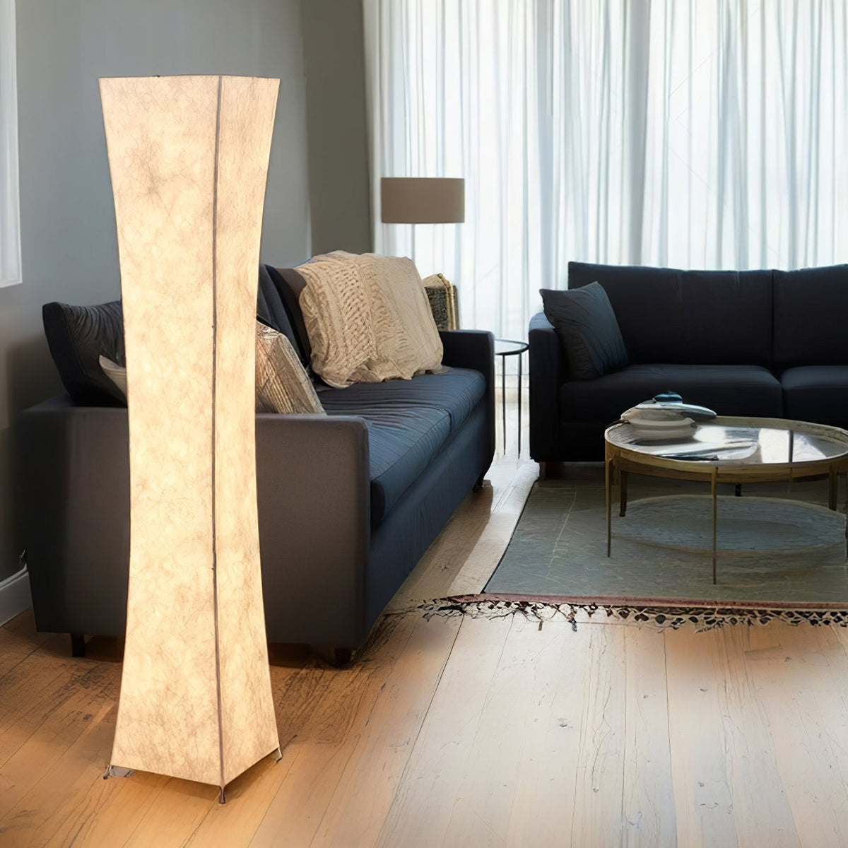 Ethereal lámpara de pie Slim Waist Tower