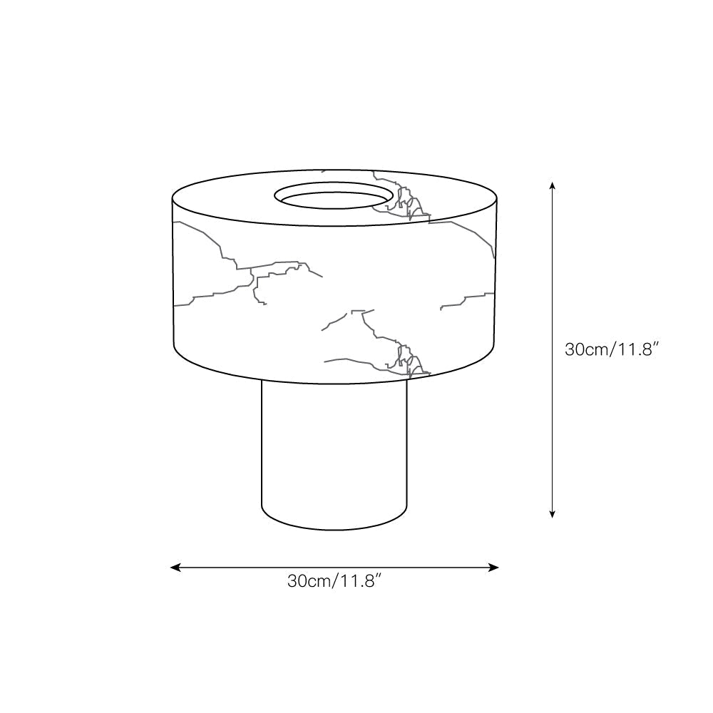 Noriseria lámpara de mesa