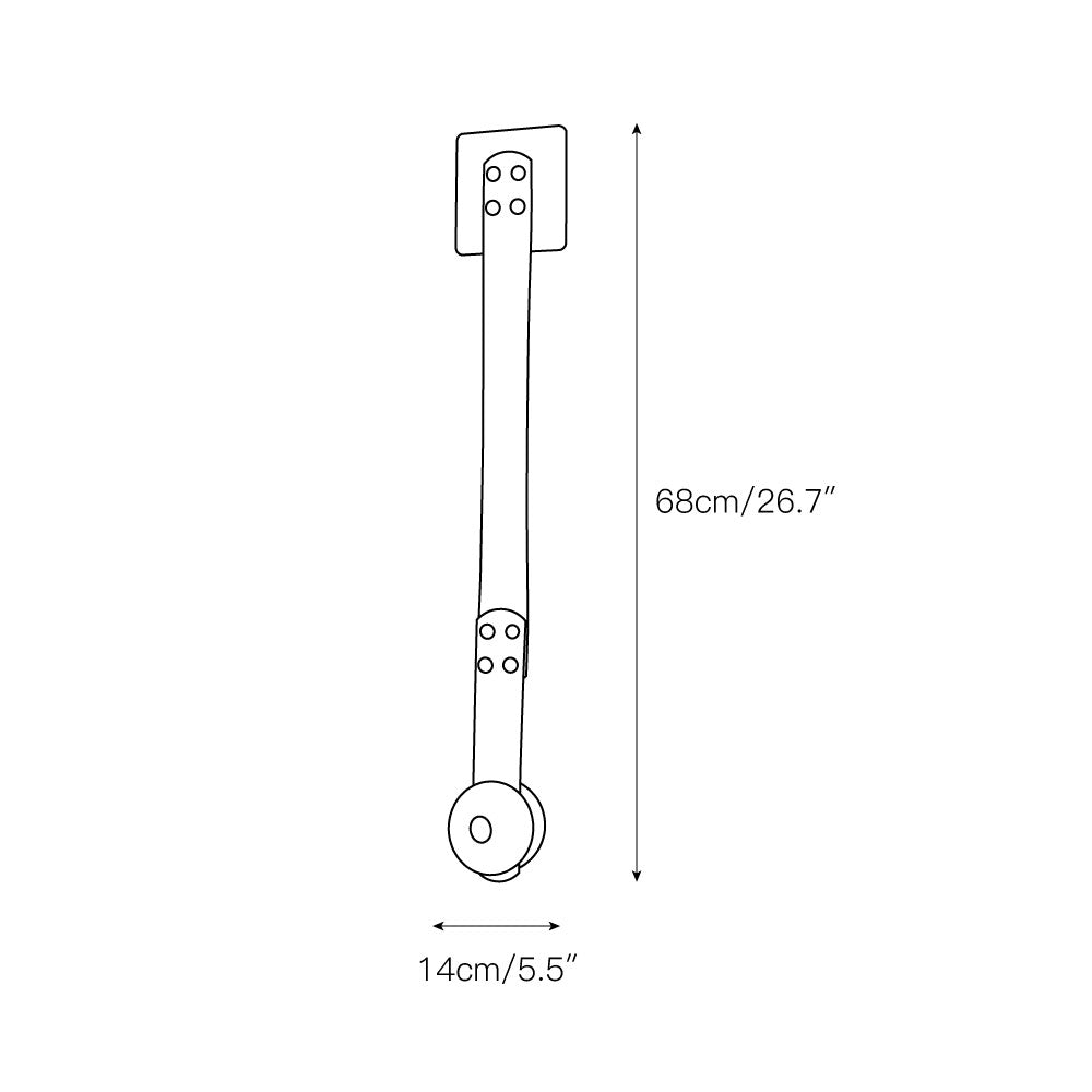 Eirerora aplique de pared alabastro