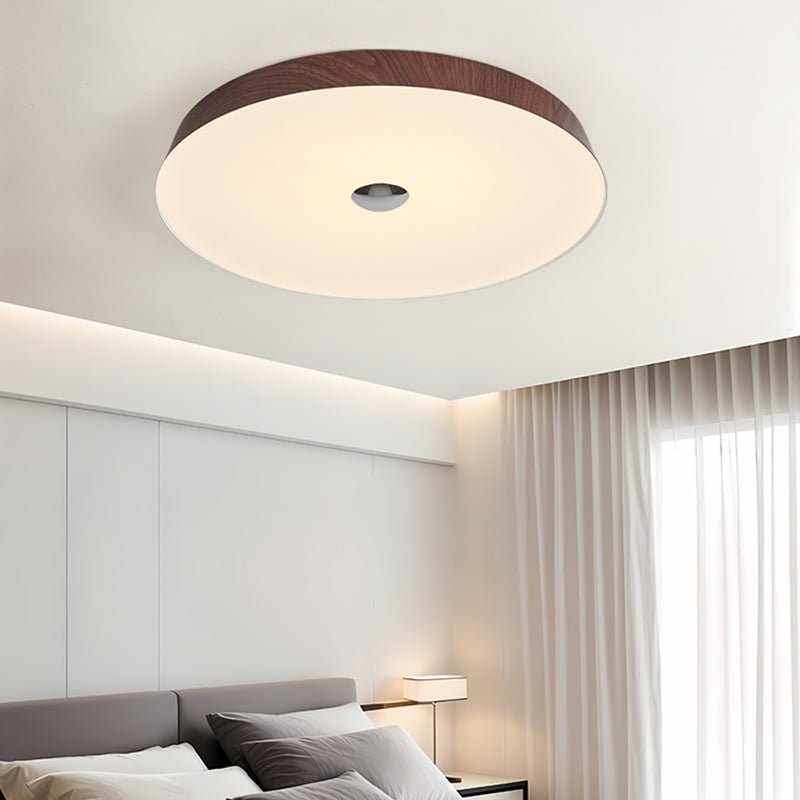 Ceshaora lámpara de techo moderna minimalista con grano de madera