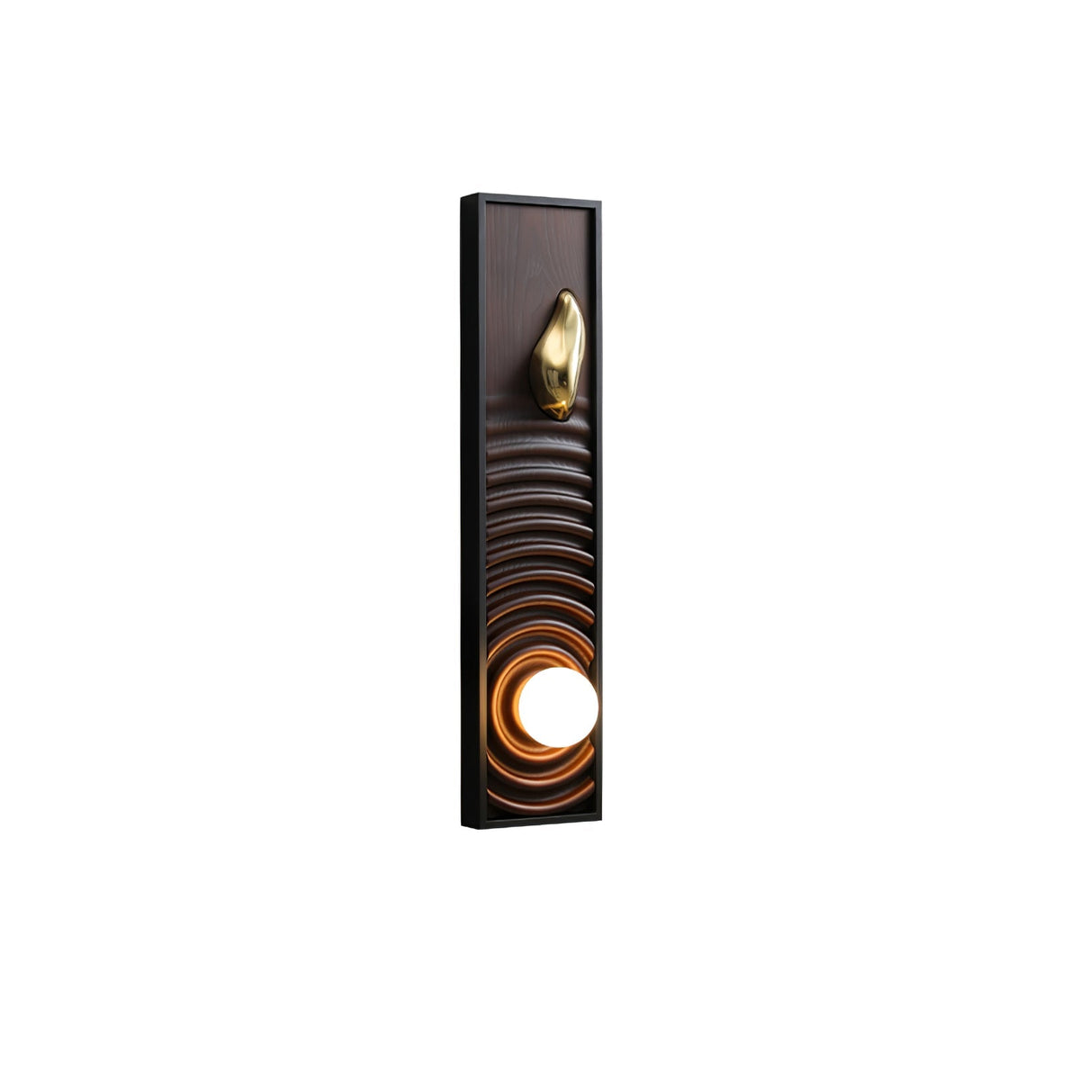 Caleb aplique de pared de madera vintage