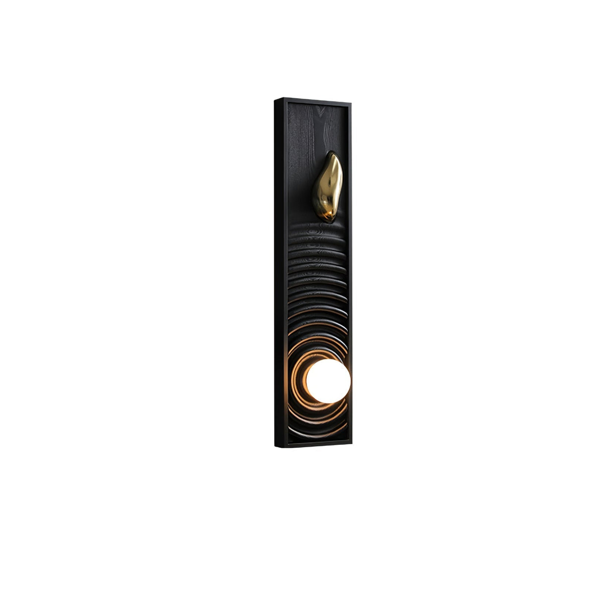 Caleb aplique de pared de madera vintage