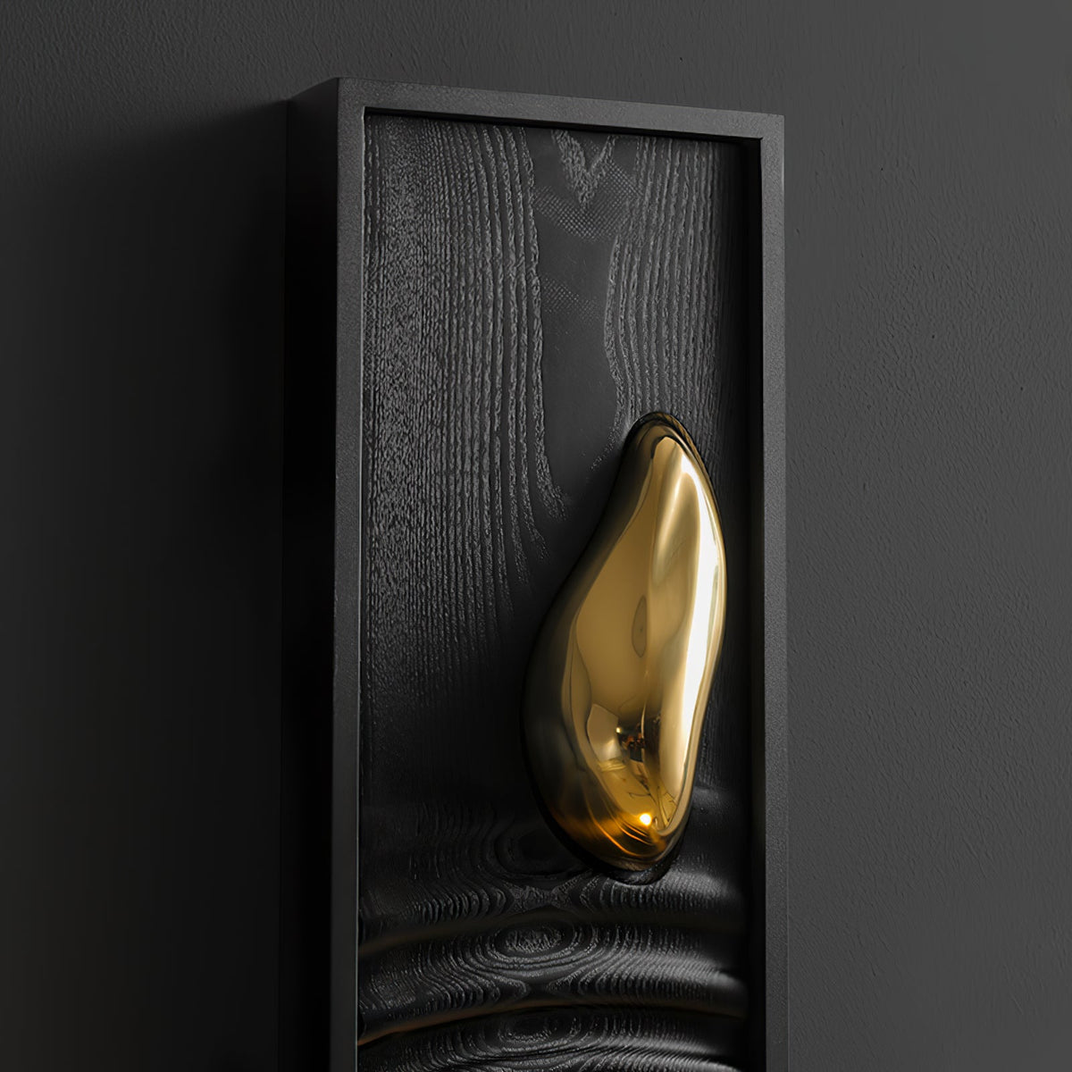 Caleb aplique de pared de madera vintage