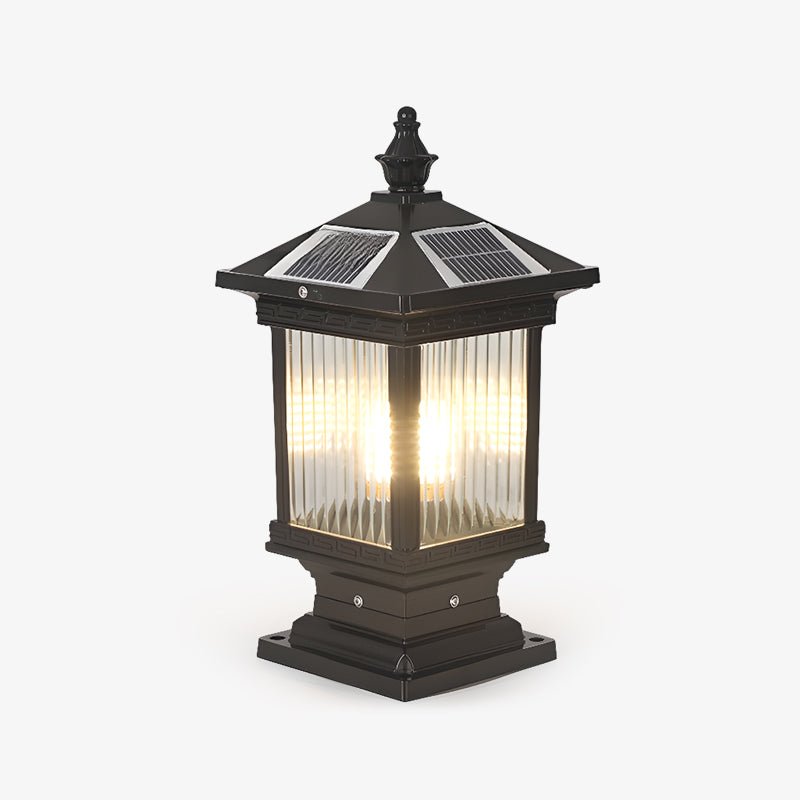 Ray Vintage de estilo clásico farol luminaria exterior solar