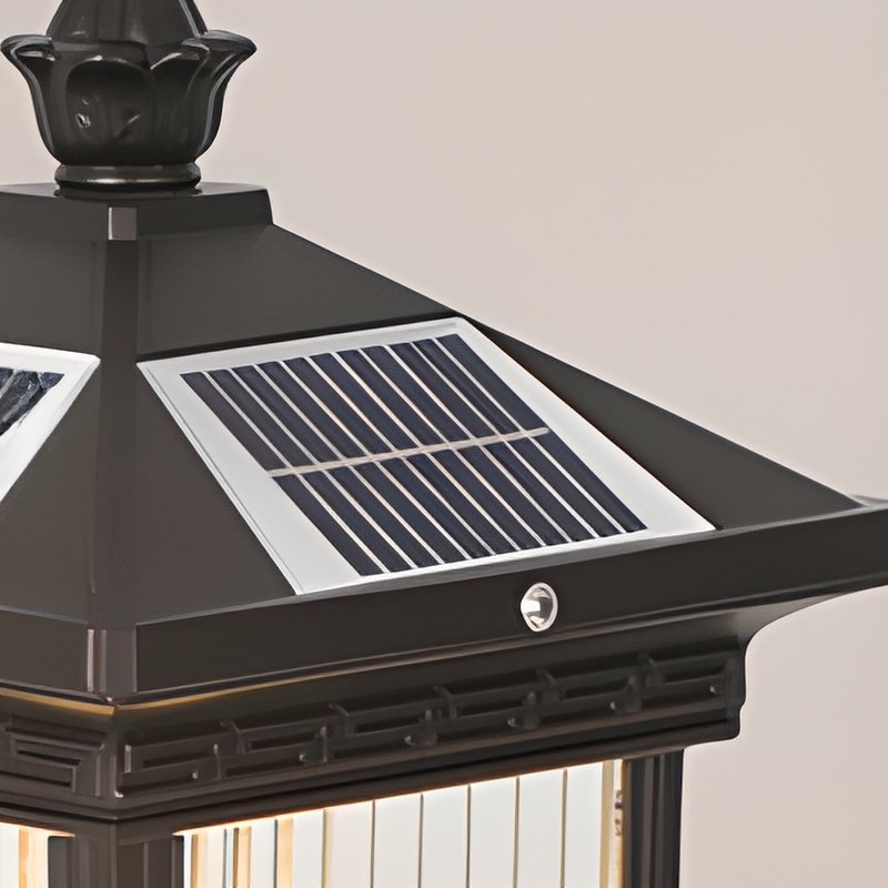 Ray Vintage de estilo clásico farol luminaria exterior solar