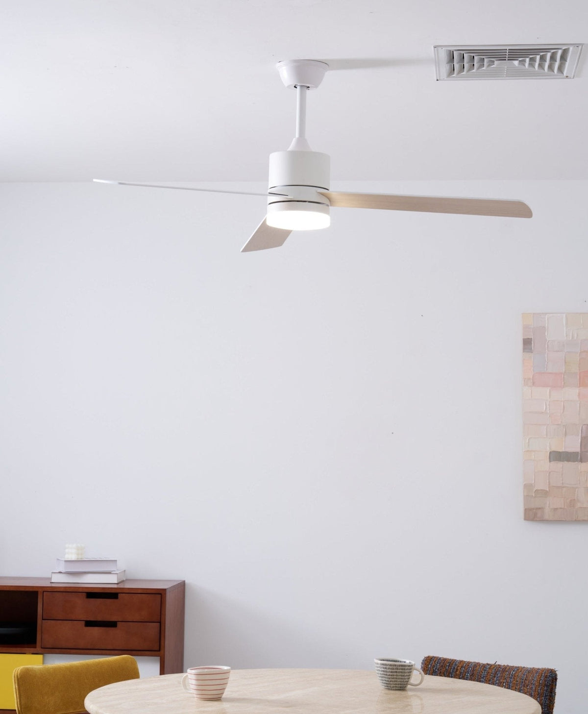 Virainian Ventilador con luz